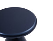 Navy blue metal structure side table by Whiteline  additional picture 5
