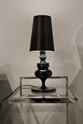 Table lamp black carbon steel fabric by Whiteline  additional picture 2