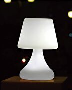 Led table lamp speaker white plastic by Whiteline  additional picture 4
