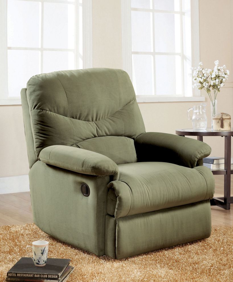 Sage microfiber recliner chair by Acme
