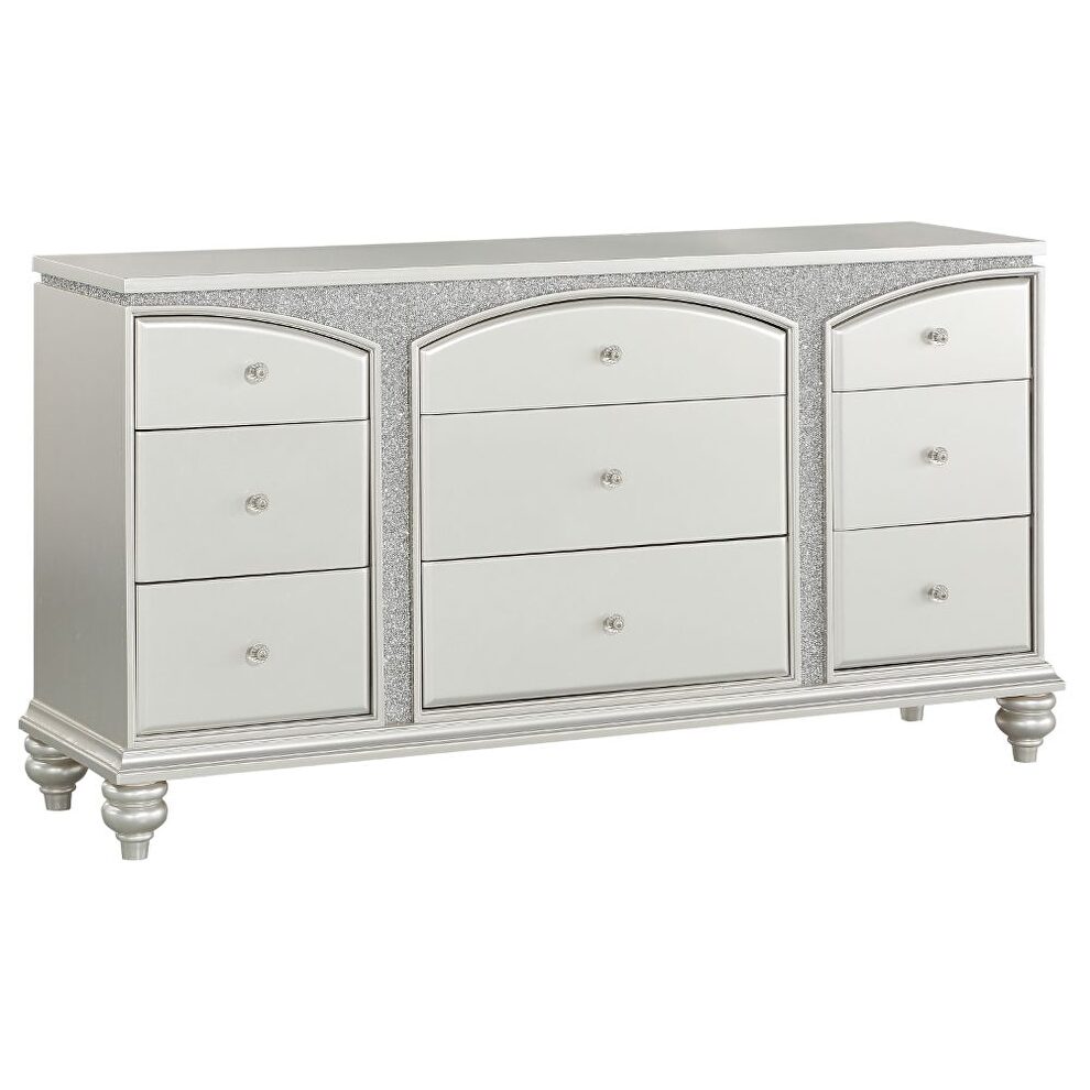 Platinum dresser in glam style by Acme