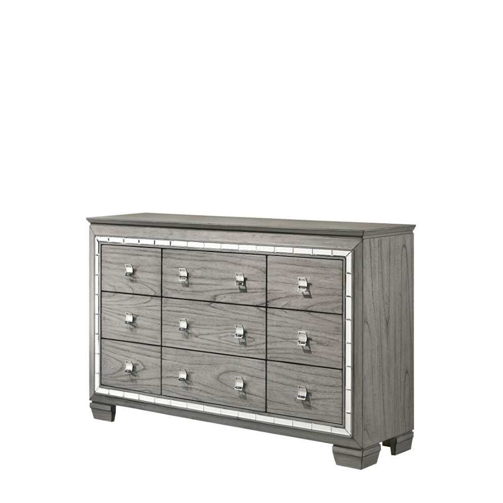 Light gray oak dresser by Acme