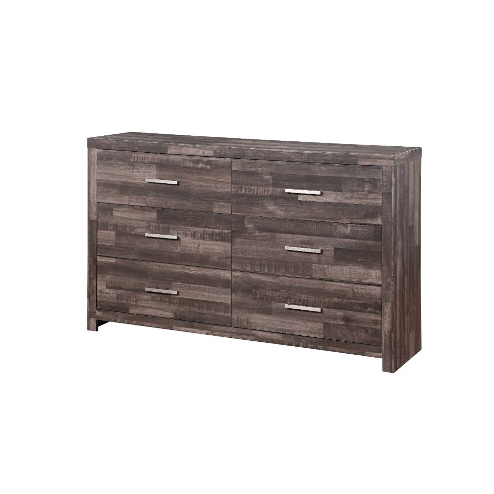 Dark cherry dresser by Acme