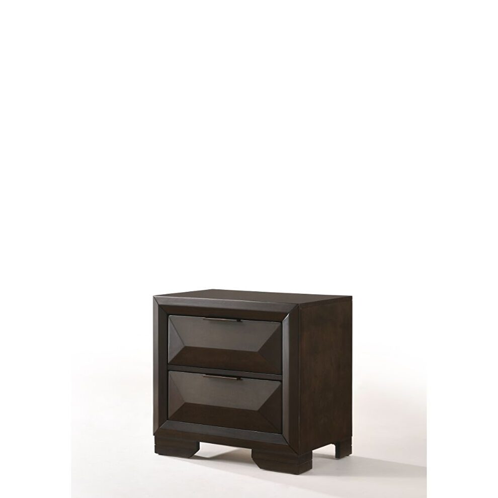 Espresso nightstand in casual style by Acme