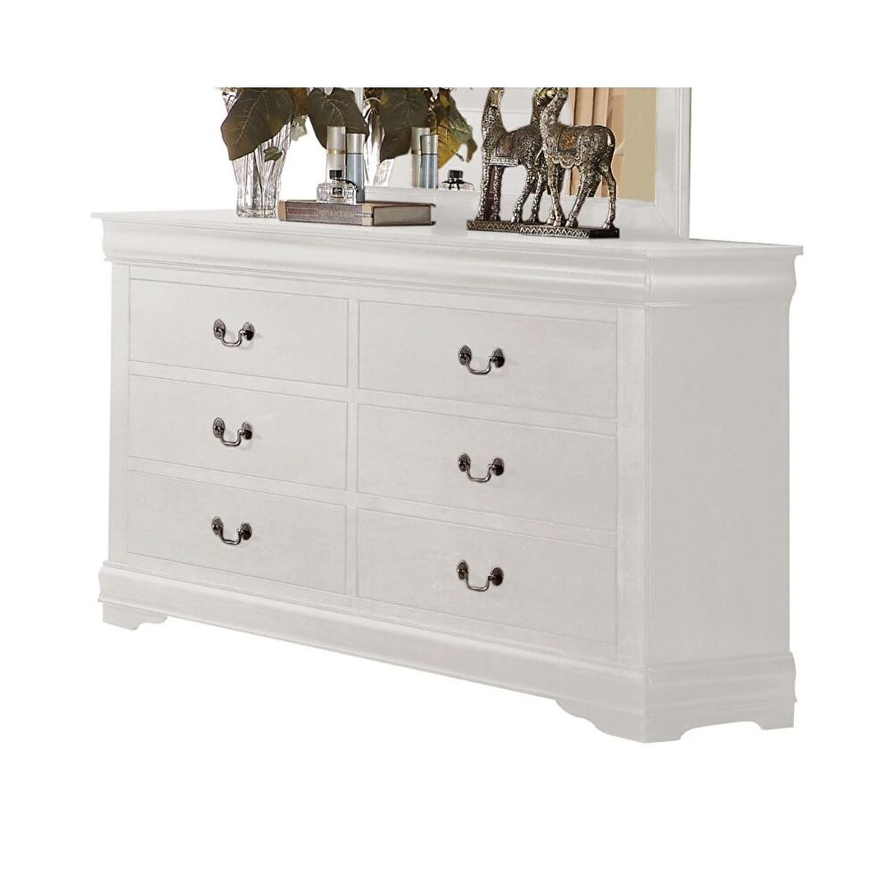 Casual style white dresser by Acme
