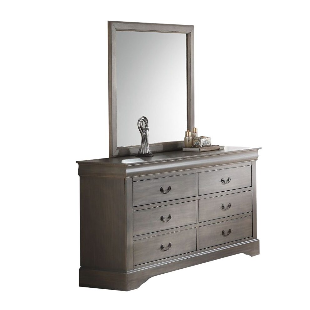Antique gray dresser by Acme