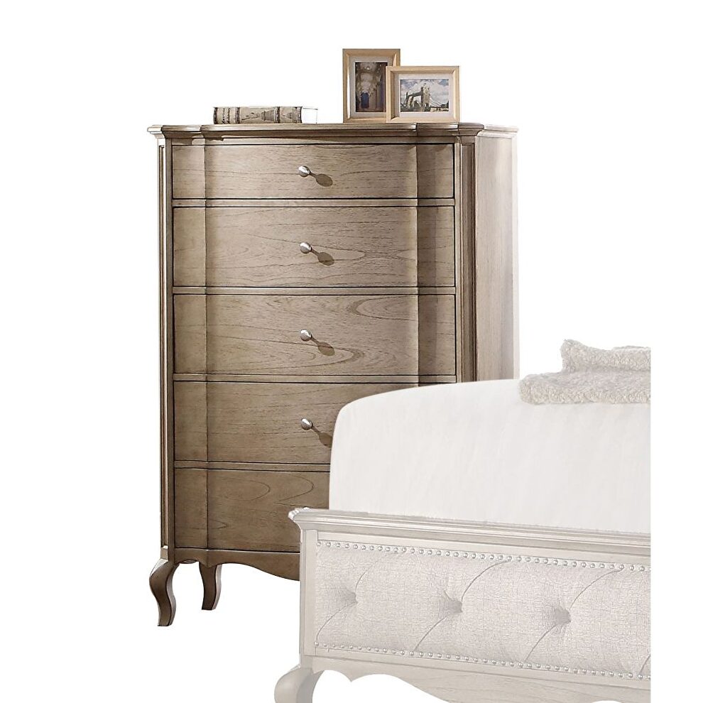Antique taupe chest by Acme