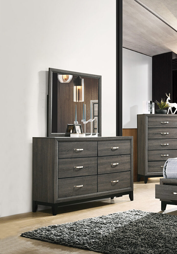 Weathered gray dresser by Acme