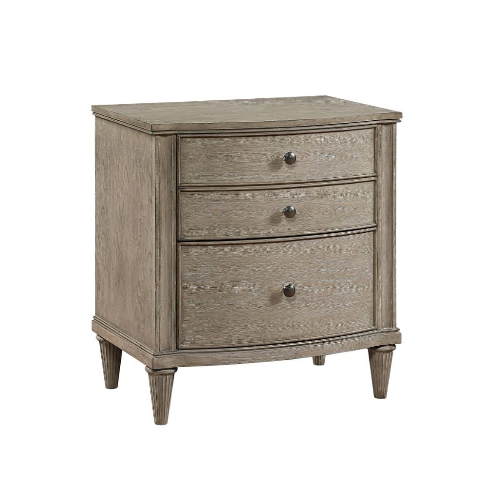 White-washed nightstand by Acme
