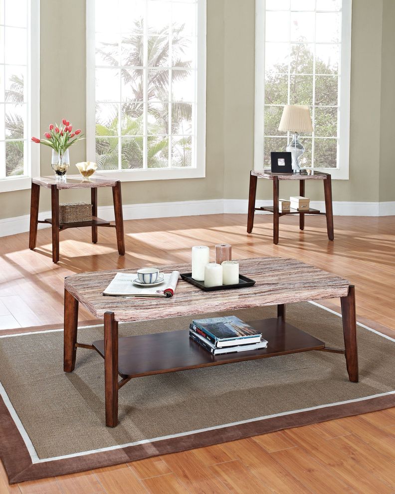 3pcs pack coffee/end table set by Acme