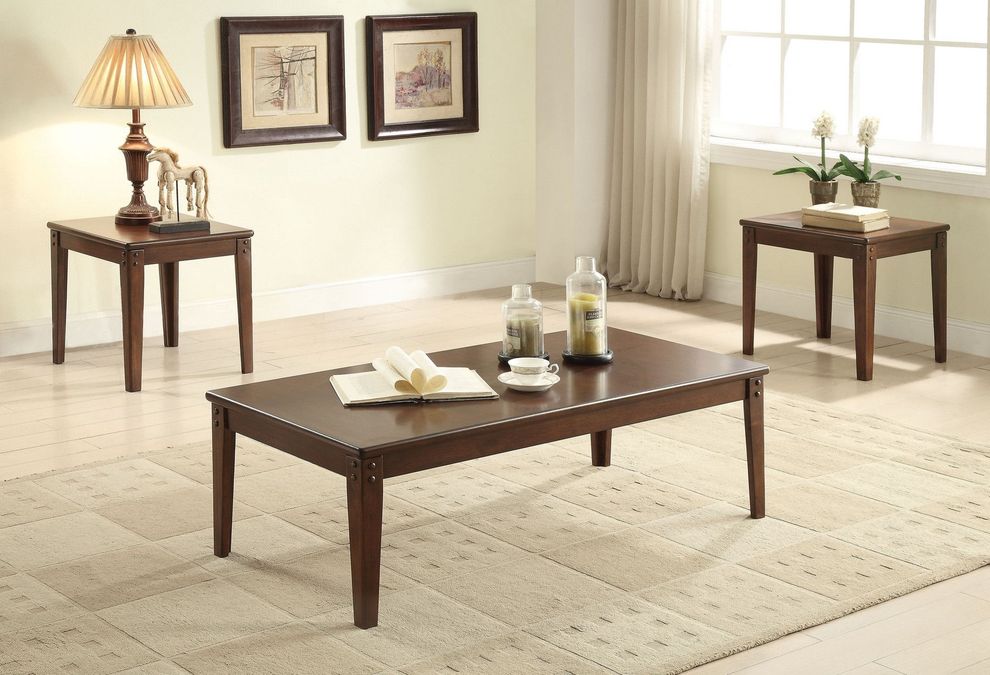 3pcs coffee/end table set by Acme