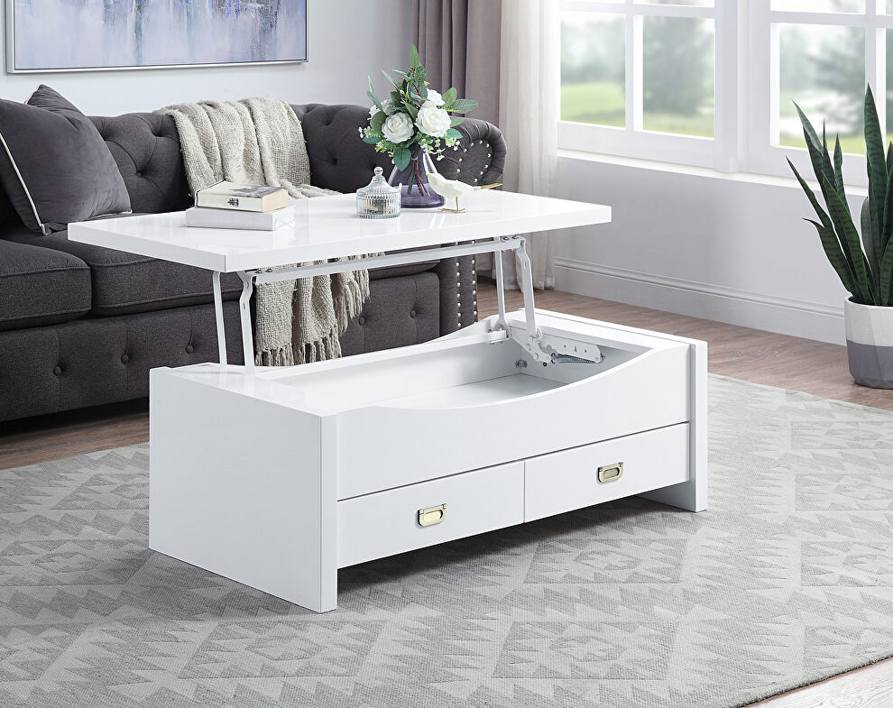 Lift top high gloss finish coffee table by Acme