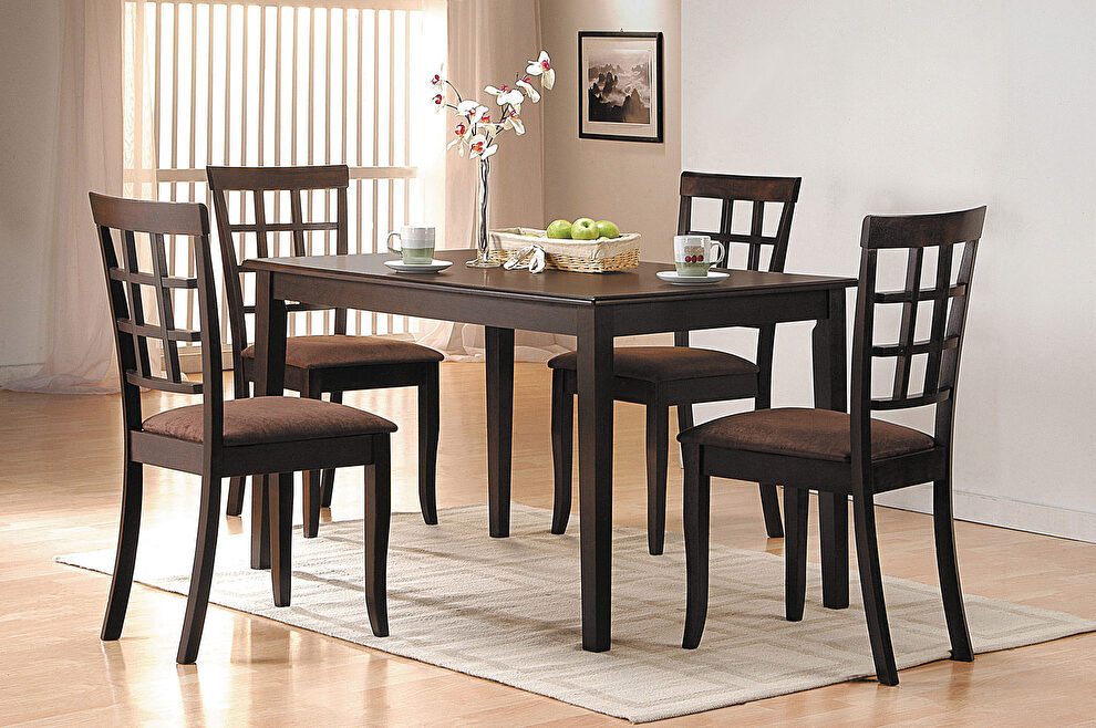 Espresso finish dining table by Acme