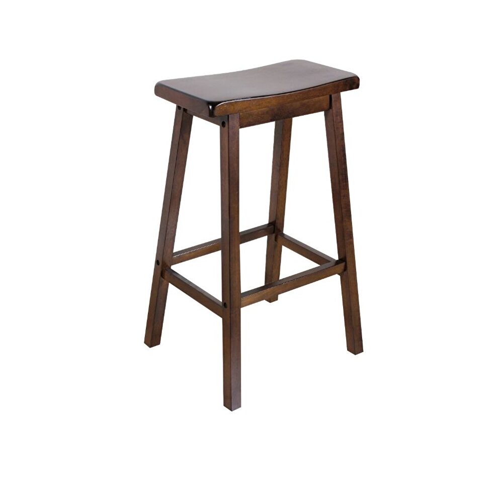 Walnut finish bar stool by Acme