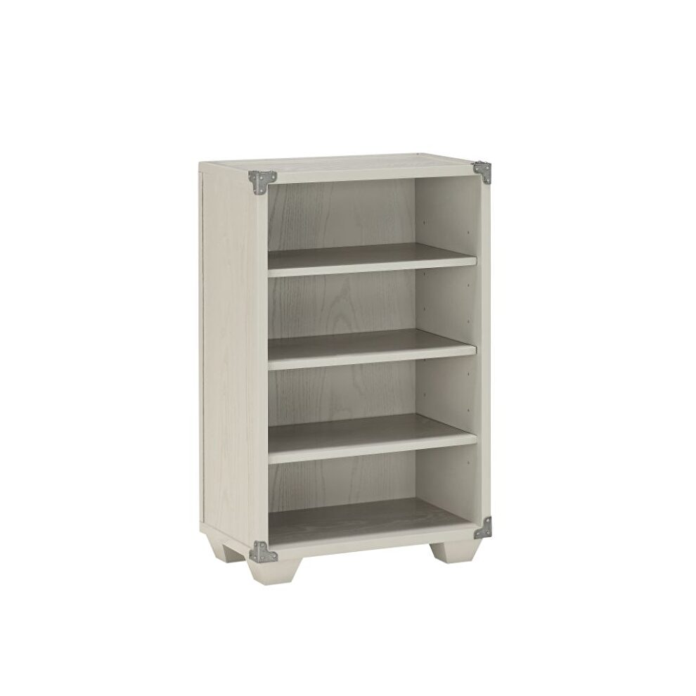 Gray finish bookcase in casual style by Acme