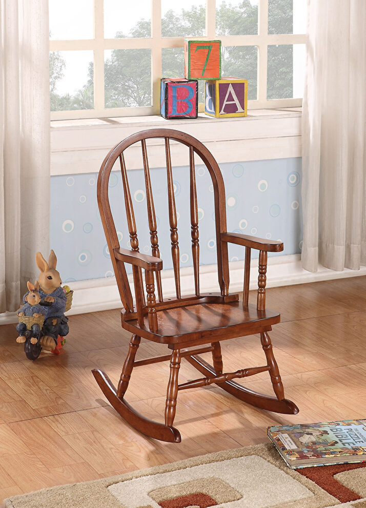 Tobacco youth rocking chair by Acme