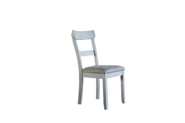 Pearl gray finish perfect modern design dining chair by Acme