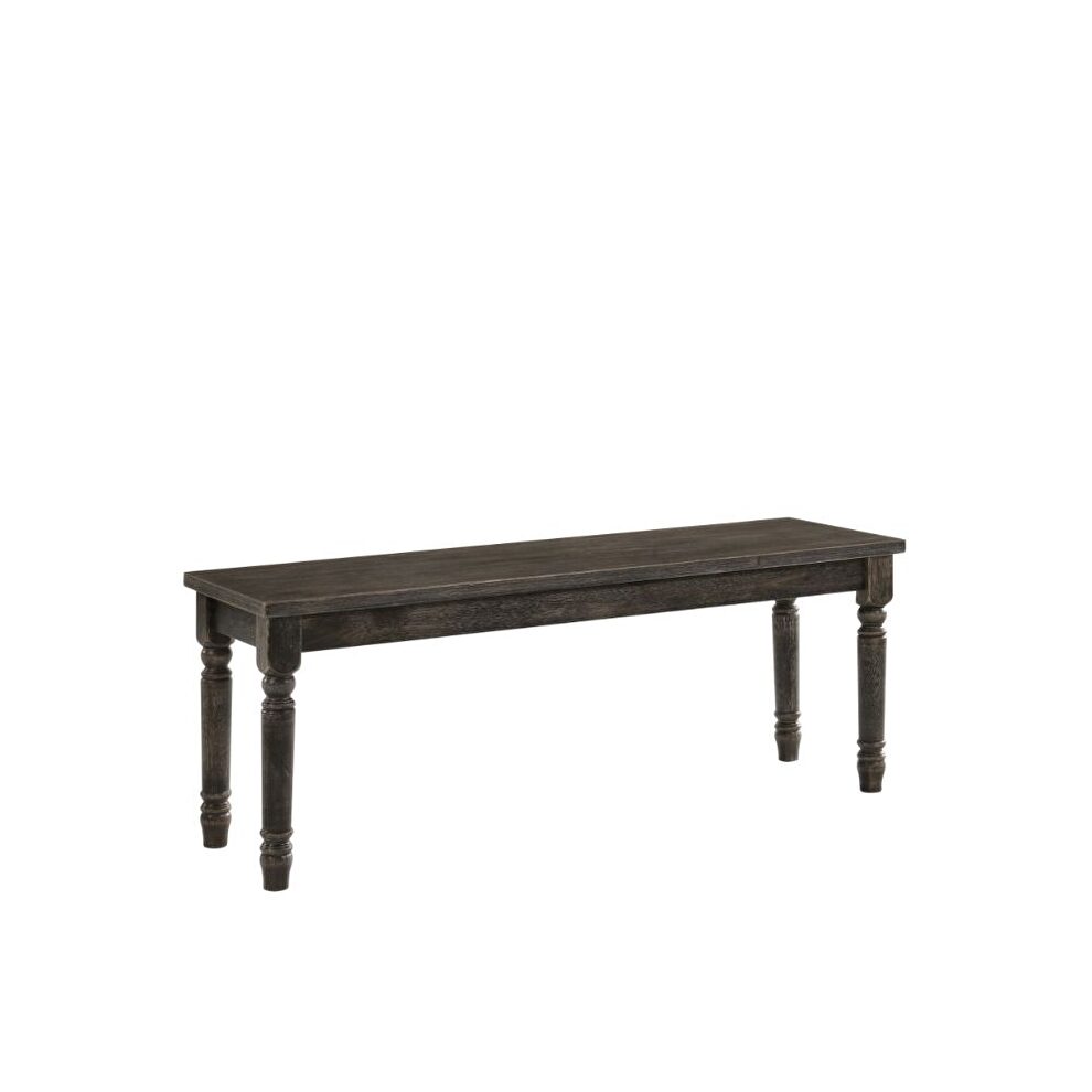Weathered gray bench by Acme