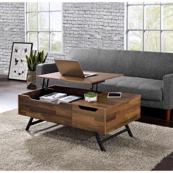 Walnut lift top coffee table by Acme