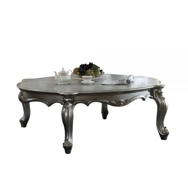 Antique platinum coffee table by Acme