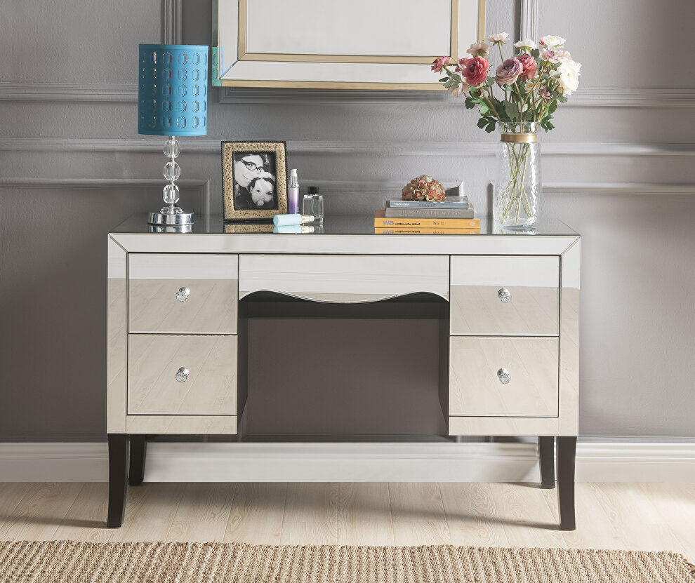 Mirrored vanity desk / console table by Acme