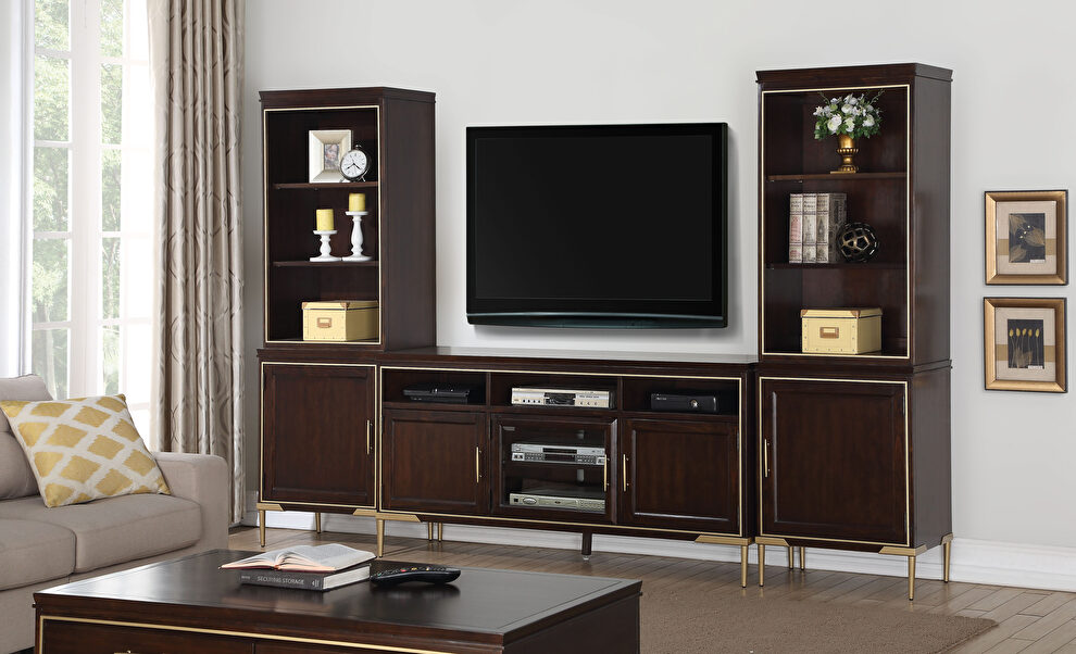 Cherry finish entertainment center by Acme