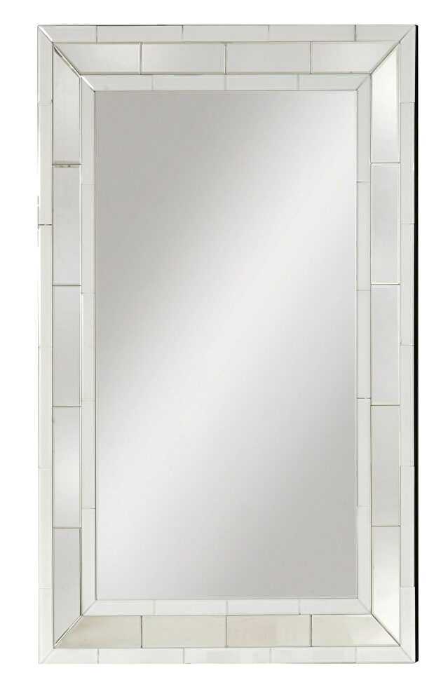Mirrored accent wall mirror by Acme