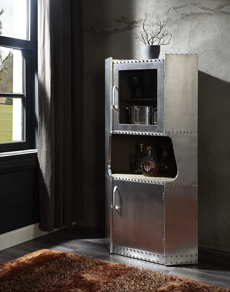 Aluminum cabinet by Acme