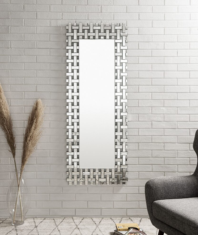 Mirrored wall mirror by Acme