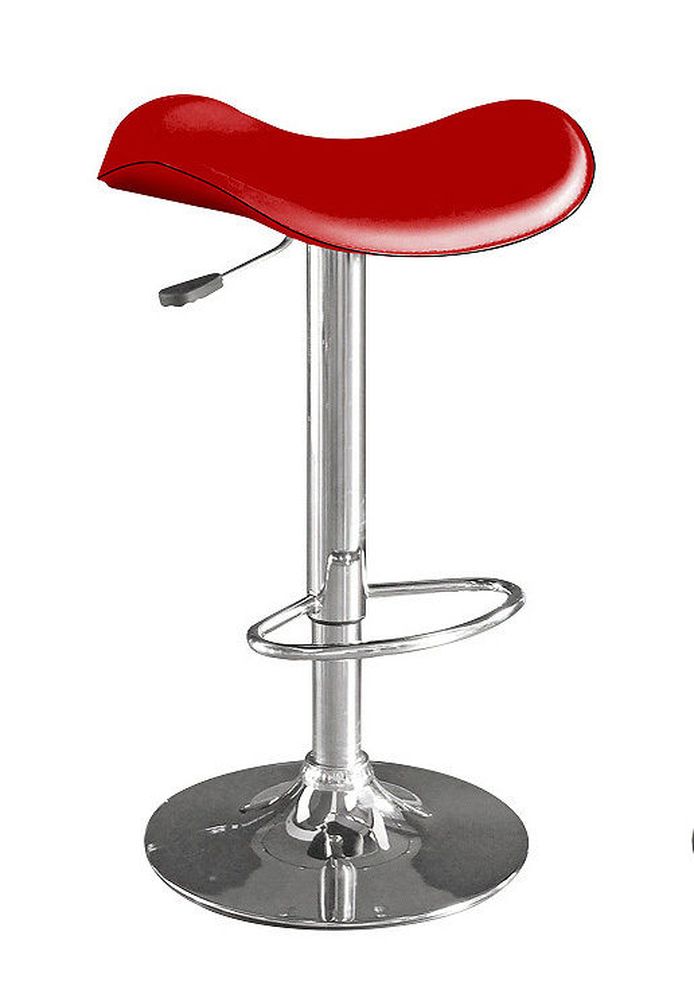 Open modern red bar stool by At Home USA