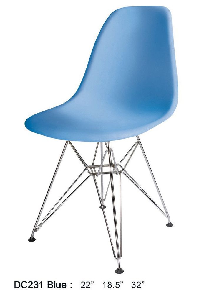 Contemporary dining chair in blue by At Home USA