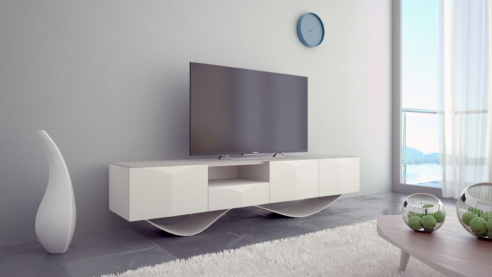 Modern gray TV-unit / console by At Home USA