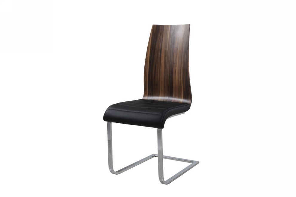 Modern designer chair in wooden finish by At Home USA