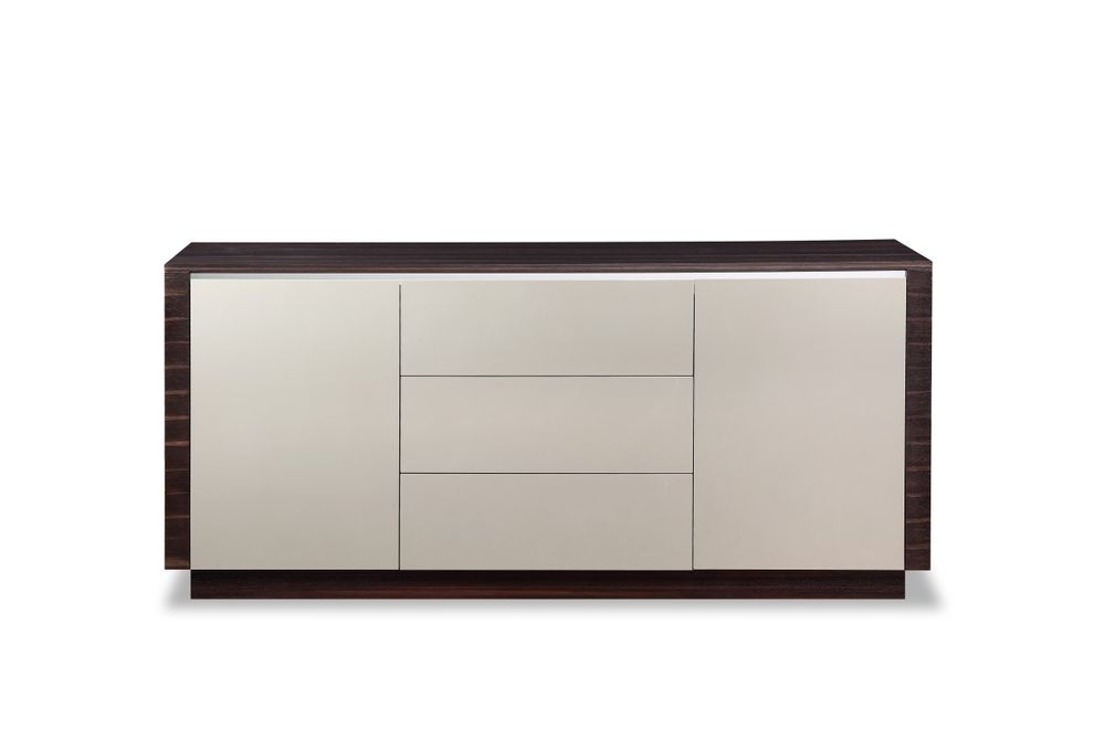 Gray / wenge two-toned modern server / buffet by Beverly Hills