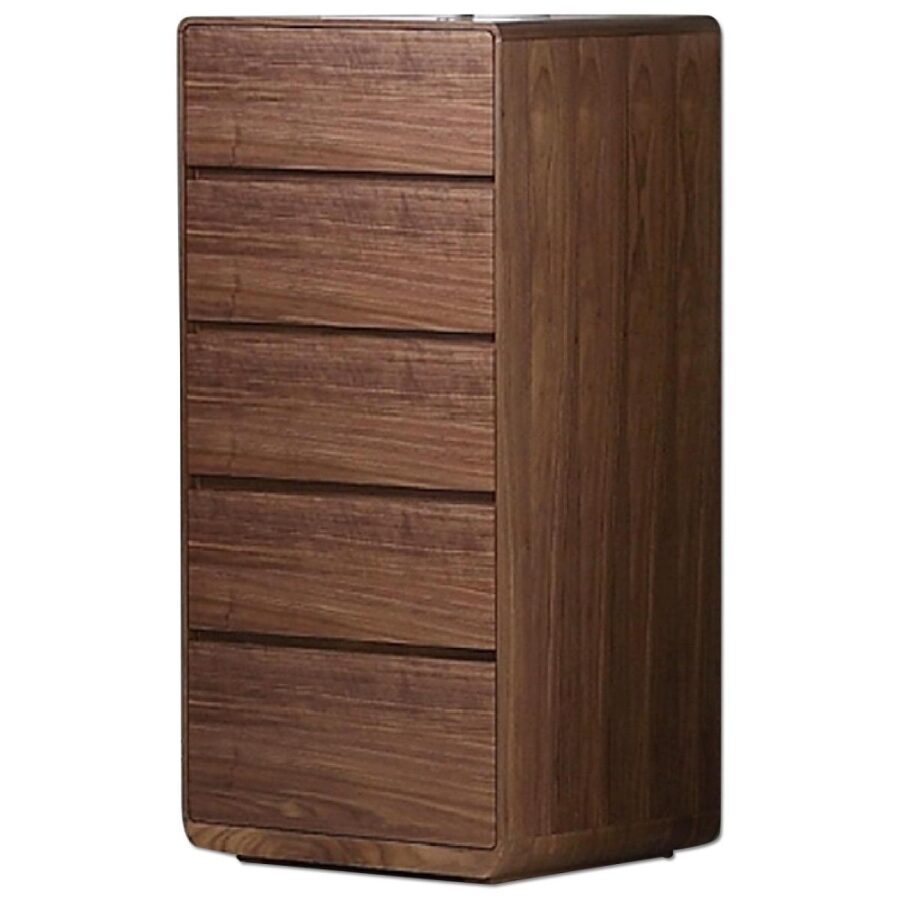 Mid-century modern design walnut chest by Beverly Hills