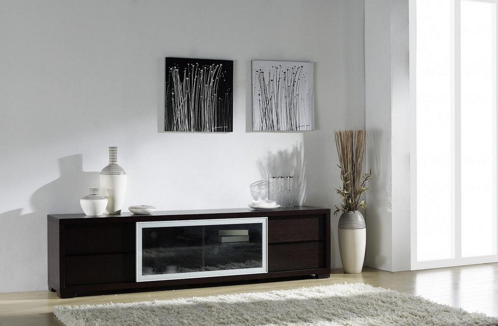 Modern wenge tv stand by Beverly Hills