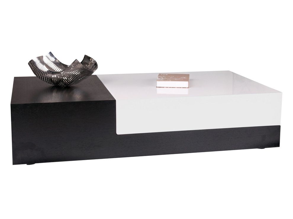 Modern coffee table w/ sliding storage by Beverly Hills