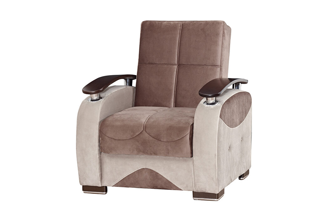 Light brown / beige stylish casual style chair by Casamode