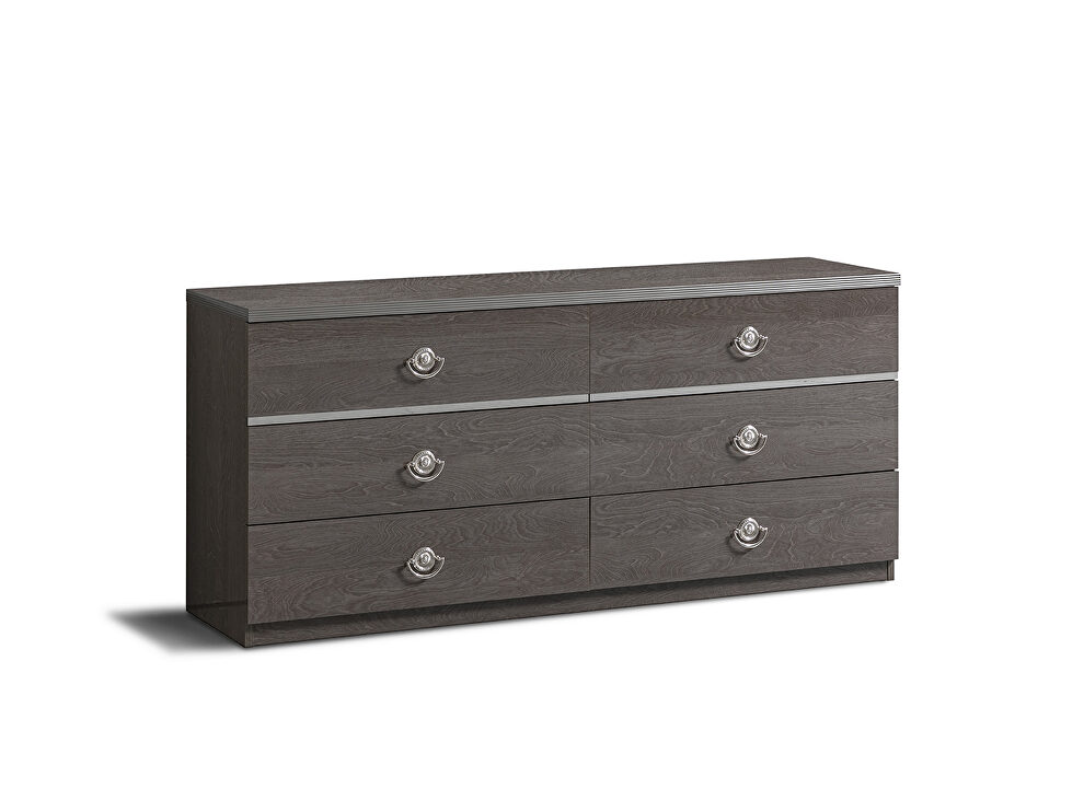 Silver birch glam style dresser by Camelgroup Italy