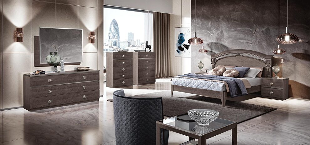Silver birch glam style bedroom by Camelgroup Italy