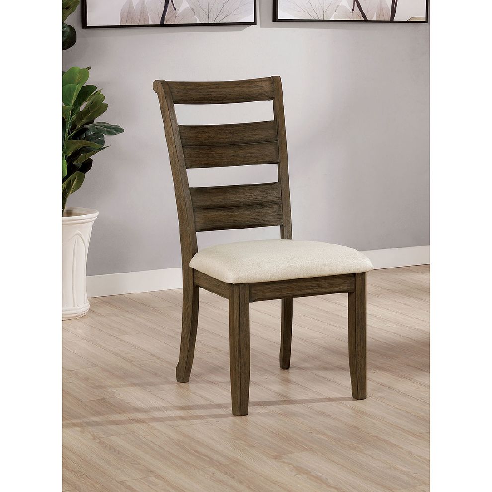 Light Walnut Rigby Transitional Dining Chair by Furniture of America
