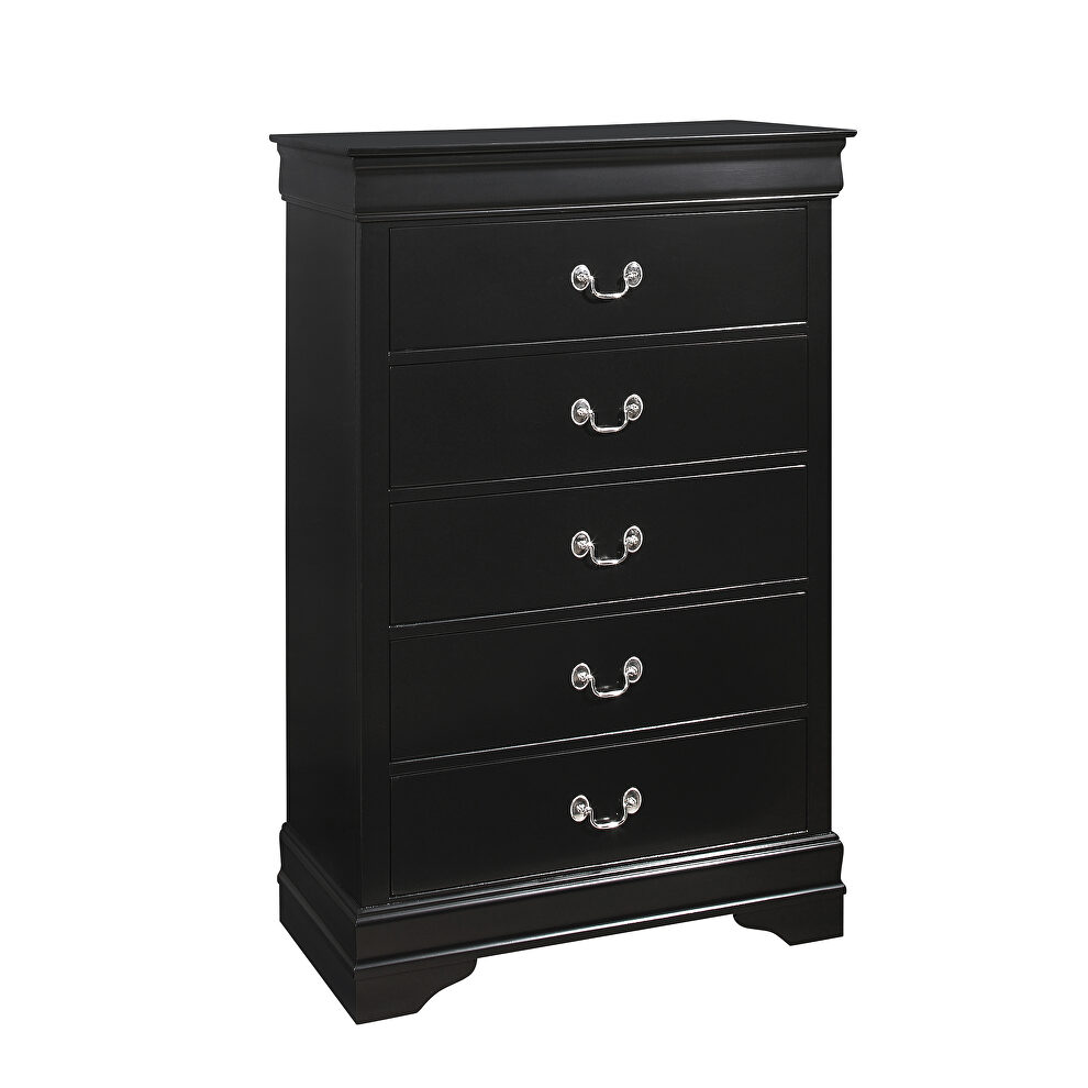 Black finish chest in casual style by Coaster
