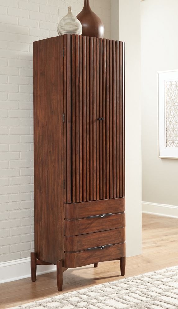 Armoire / shoe cabinet in mahogany teak wood by Coaster