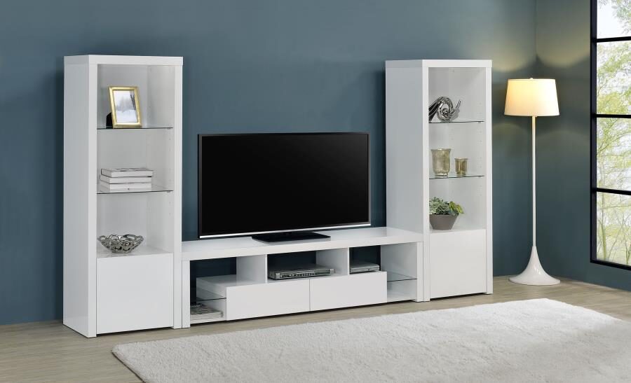 Entertainment center with 71