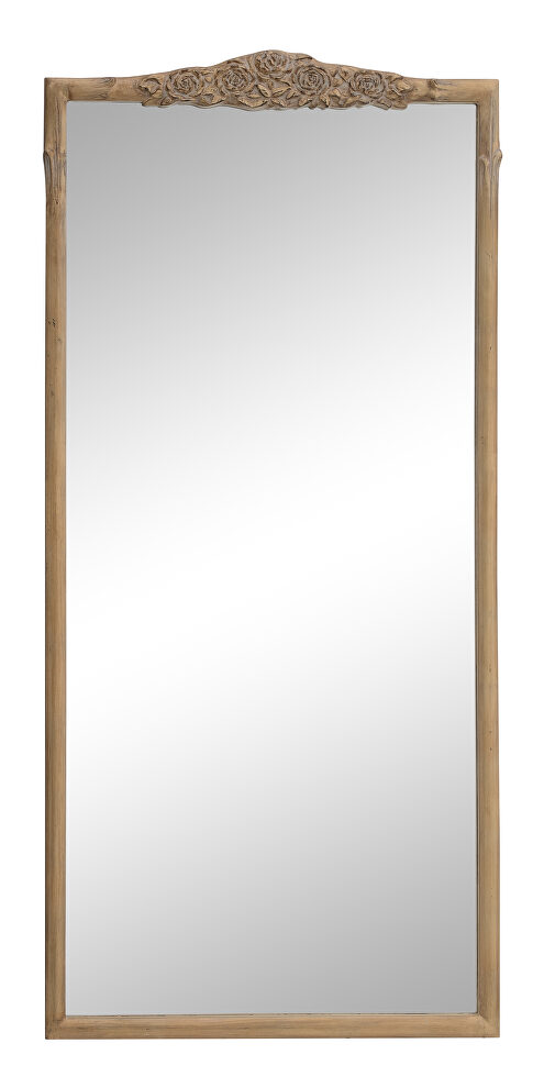 Vintage gold full length mirror by Coaster