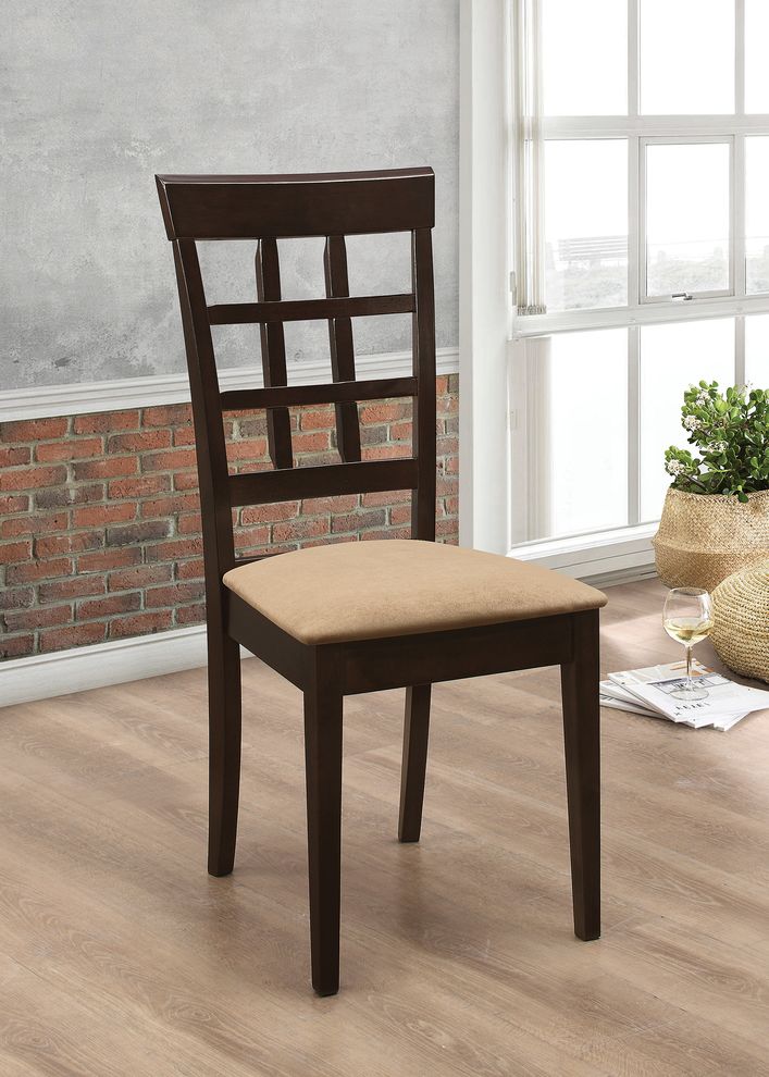 Gabriel cappuccino dining chair by Coaster