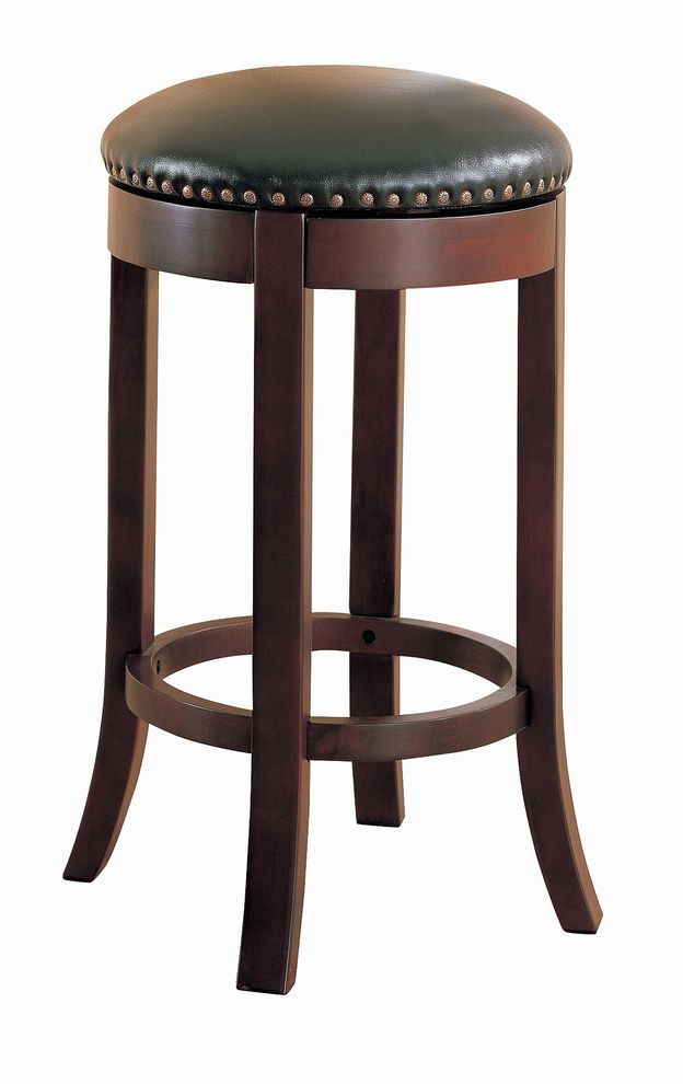 Casual walnut 29 inch bar stool by Coaster