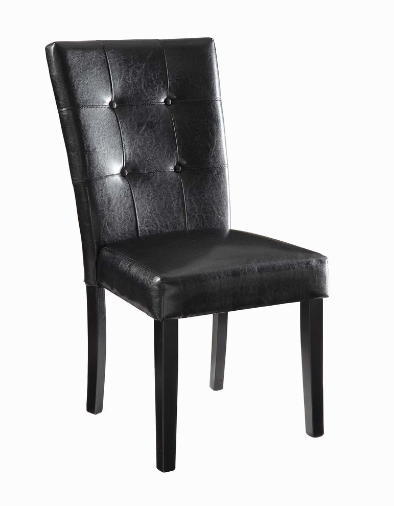 Anisa black side chair by Coaster