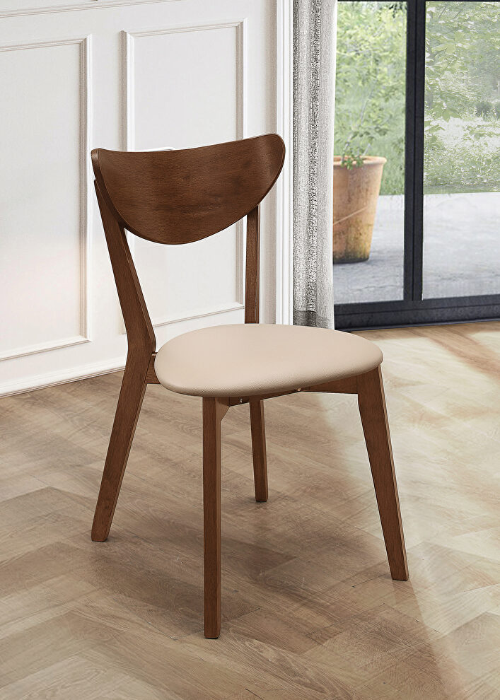 Kersey retro chestnut dining chair by Coaster