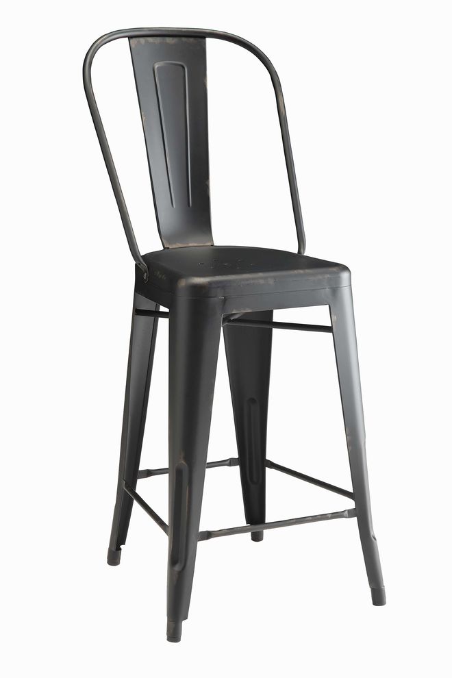 Lahner traditional black counter chair by Coaster